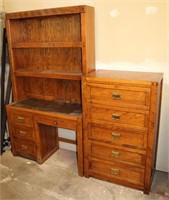 Lot 49: Young Hinkle Desk w/ Matching Dresser