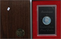 1972 S SILVER PROOF GSA IKE DOLLAR