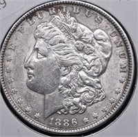 1886 MORGAN DOLLAR XF