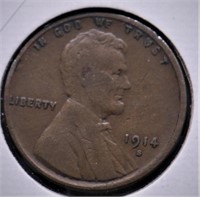 1914 S XF LINCOLN CENT