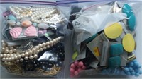 LARGE BAG OF FASHION JEWELRY