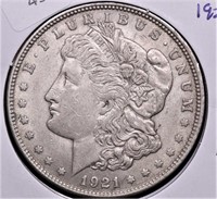 1921 MORGAN DOLLAR XF