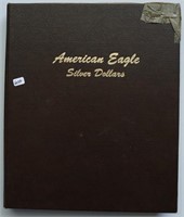 AMERICAN EAGLE SILVER DOLLAR BOOK  NO COINS