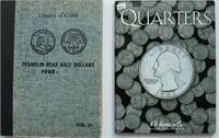 QUARTER AND FRANKLIN BOOKS NO COINS