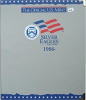 SILVER EAGLE BOOK 1986---- NO COINS