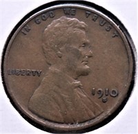 1910 S LINCOLN CENT XF
