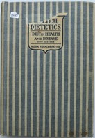 1929 PRACTICAL DIETETICS BOOK