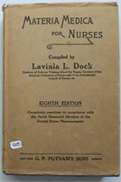 1926 MATERIA MEDICA FOR NURSES