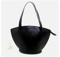 Authentic LV Blk Noir Epi St Jacques Shoulder Bag