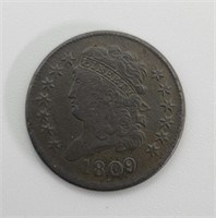 1809 CLASSIC HEAD HALF CENT