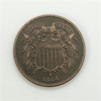 1864 TWO-CENT PIECE