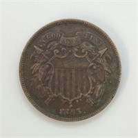1865 TWO-CENT PIECE