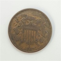 1867 TWO-CENT PIECE