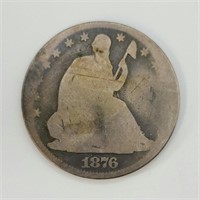 1876-CC HALF DOLLAR