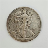 1945-D WALKING LIBERTY HALF DOLLAR