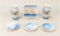 6 Pieces Royal Copenhagen Porcelain