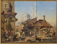 O.J. Jones Watercolor Yeni Yani Constantinople