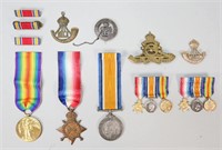 Military Medals, Ribbons And Pins  WWI And WWII