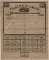 Confederate States of America $50 Bond