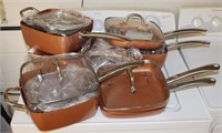 Lot 73: Great Copper Chef Pots and Pans Lot