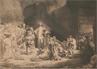 After Rembrandt Christ Healing the Sick