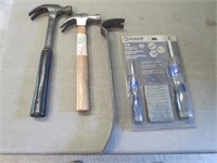 hammers, screw driver set