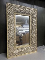ORNATE 24 INCH GOLD GILDED MIRROR 24 X 17