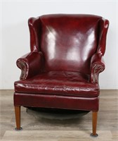 Chesterfield Style Leather Armchair