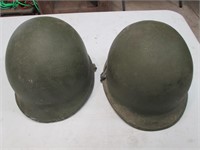 vintage army helmets