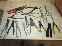 variety of pliers