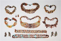 Lot of Amber & Turquoise Jewelry
