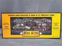 NIB Rail King O Scale Auto Transport