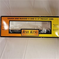 Rail King O Scale Norfolk & Western Flat Car witho