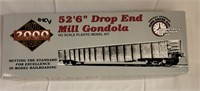Proto 2000 52'6" Drop End Mill Gondola HO Scale Pl