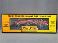 NIB Rail King Auto Transport Flatcar w/ '68 GTOs