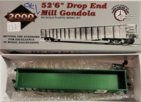 Proto 2000 52'6" Drop End Mill Gondola HO Scale Pl