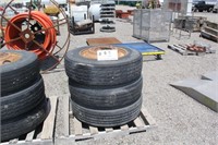 3 Commercial Truck Rims & Tires