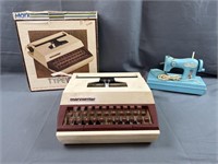 Vintage Maxwriter & Holly Hobby Sewing Machine