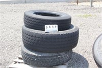 3 Truck Tires (1 with Rim)