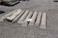 Lot of 8 Concrete Curb Blocks
