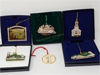 (6) Clear Lake Iowa Ornaments 1999-2012