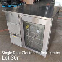 Single Door Glastender Refrigerator