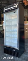 Single Glass Swing Door Merchandiser Refrigerator