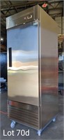 Single Door Commercial Freezer in Stainless Steel