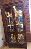 Lighted Curio Cabinet (Contents Not Included)