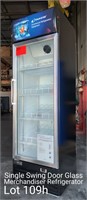 Single Door Glass Merchandiser Refrigerator