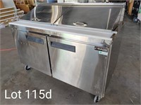 2-Door 60in Refrigerated Prep Table