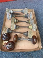 Glass/Wood Doorknobs Lot - You get All