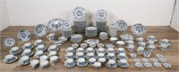 225 Pieces Blue Danube Porcelain Dinnerware