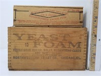 Wood Wisconsin Cheese & Yeast Foam Boxes